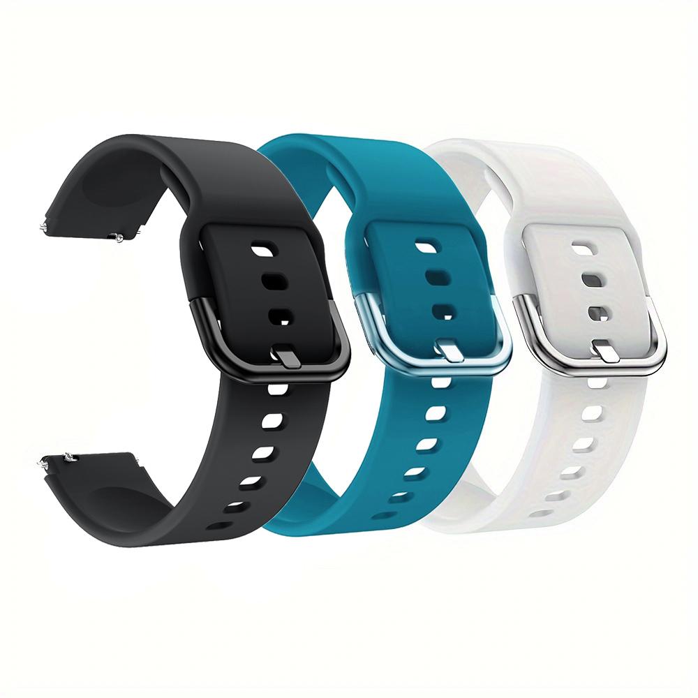 

3pcs - Suitable for Samsung Galaxy Watch/Samsung Galaxy Watch 5/Huawei Watch Gt/Garmin Forerunner 19mm 20mm 22mm silicone strap 22mm