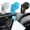 2X Car Suction Cup Clips Holder Sunshade Curtain Towel Ticket Card Retainer Hook