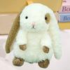 Fluffy Rabbit Plush Toy Soft Sitting Bunny Plush Doll Long Ears Rabbit Stuffed Toy  Home Decor