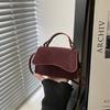 Hand-held Single-shoulder Crossbody Large-capacity Casual Fashionable Texture Small Square Bag