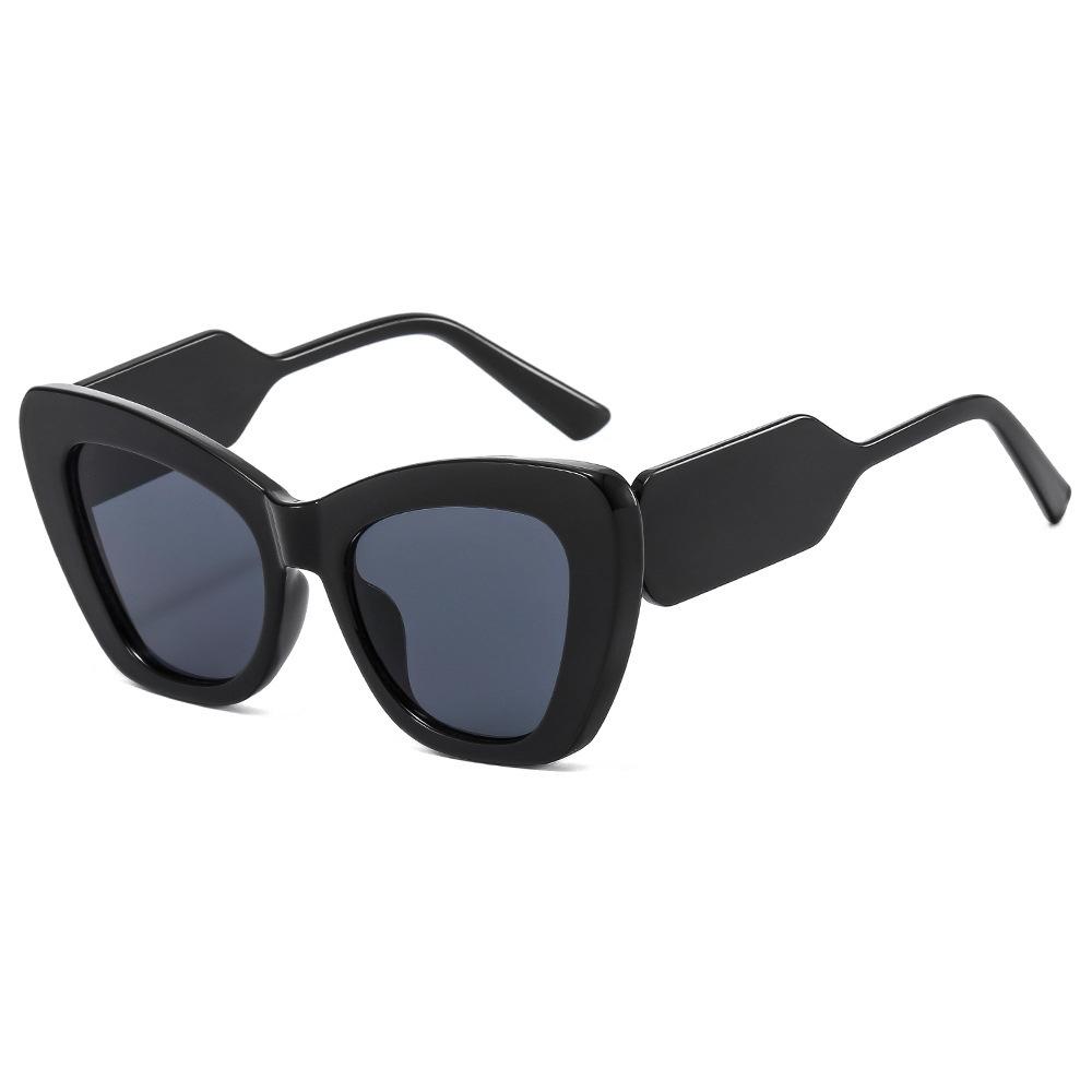 

Luxury Retro Leopard Pattern Gradient Cat Eye Female Sunglasses Design Irregular Frame Fashionable Casual Male Sun Eyewear UV Protection 400 as picture
