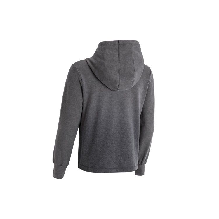 Under Armour Solid Color Cotton Training Hoodie Women Hoodies Gray 1370978-010