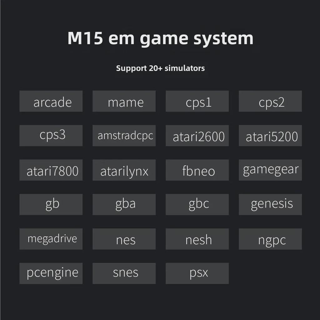 M15 Home Game Console: 20,000 Games, Dual Wireless Controllers, HDMI HD TV Connect, PS Arcade Compatible