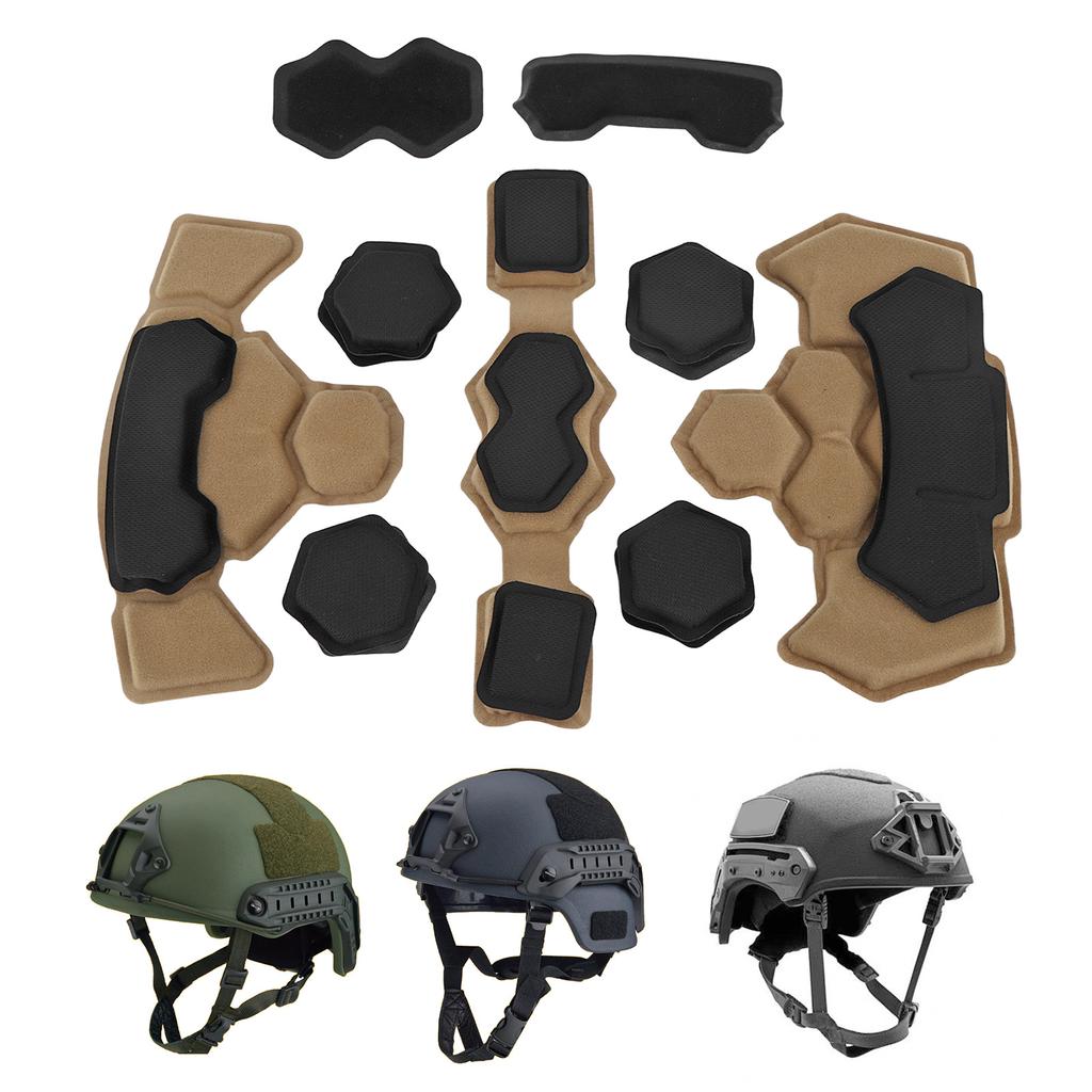 Helmet Padding Kit Pad Protective Mat Motorcycle Bike Cushions Waterproof