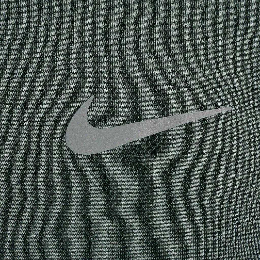 Nike Dri-Fit Pacer Quick-Dry Running Stand Collar Knitted Long Sleeve Outdoor T-Shirt Men Tops Green FQ2495-338