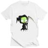 Invader Zim Graphic Tshirt Kawaii Zim Image Men Women Retro Shir Fashion Tee Cute Print Cartoon T Shirt Creativity Shortsleev