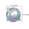 Mermaid Party Themed Decorated Marine Animal Birthday Pull Flag Set Balloon