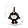 New Creative Baseball Keychain Soft Cute Football Plush Toys Furry Fun Toys Ball-Shaped Keychain Friends Gifts
