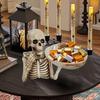 Resin Skull Tray Decorative Ornament - Versatile Indoor/Outdoor Halloween Decoration, Creative Room Accent, Ideal Holiday Gift