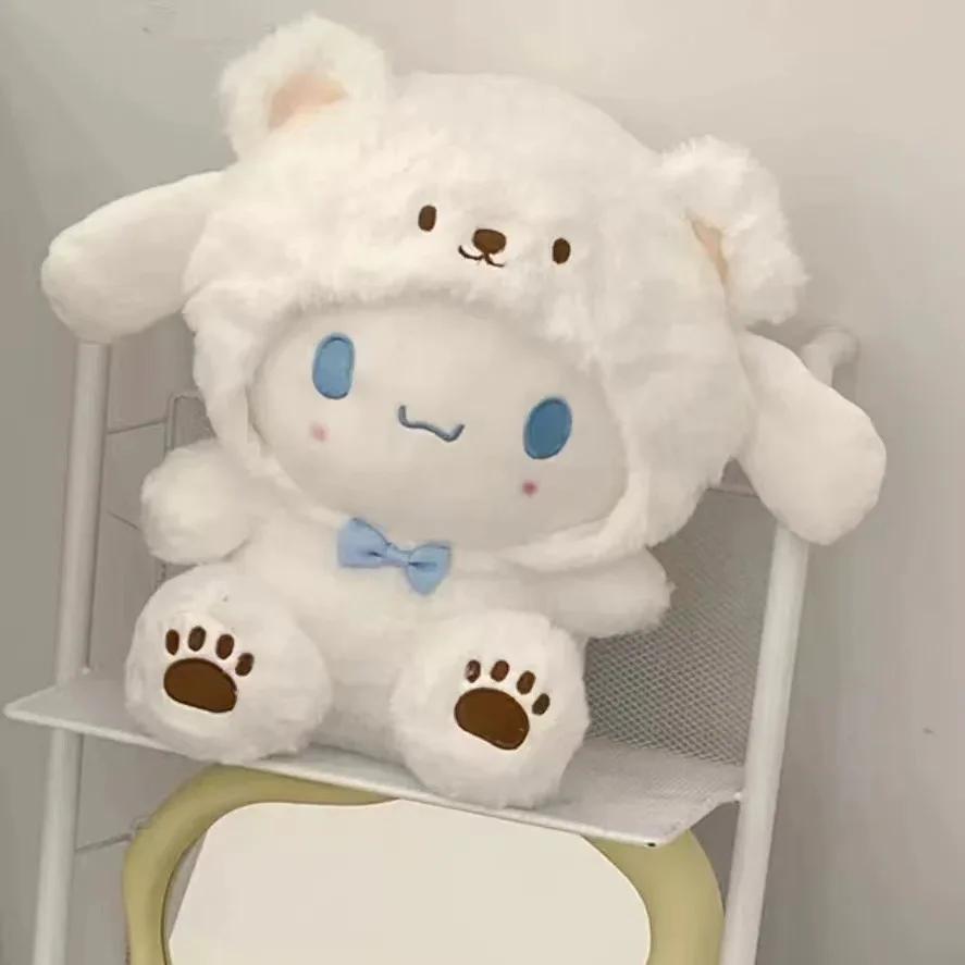 Kawaii 25cm Sanrio Plush Toy Jade Dog Kuromi Dressing Doll Doll Plush Toy Stuffed Animal Patung Dolls Birthday Gift