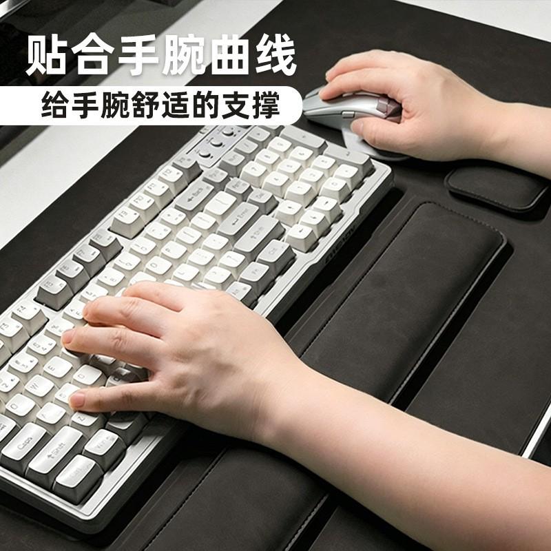 Large Dual-Sided Leather Desk Mat Non-Slip Office Mouse Pad Waterproof Computer Workstation