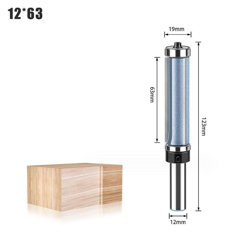 Εργαλείο κοπής ξυλουργικής μύτης δρομολογητή 1/2 ίντσας 12 χιλιοστών με μακριά λεπίδα με 3 λεπίδες