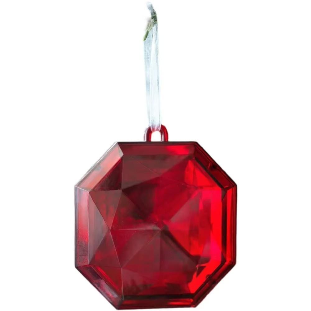 Multicolor Christmas Tree Glitter Gemstone Hanging Ornaments Holiday Decorations