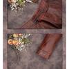 Chinese Size Brown Real Cowhide Hunting Leather Jacket Men Genuine Leather Coat Winter Pockets Jackets