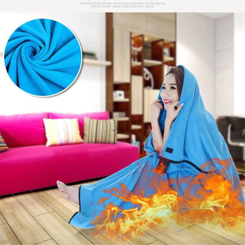 Fleece Sleeping Bag Suitable For All Seasons Envelope-Type Portable Travel Camping And Nap Sleeping Bag For Adults