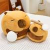 Cute Kapibara Doll Wooden Fish and Dolphin Throw Pillow Capybara Catch Machine Doll Doll Children's Gift Plush Toy