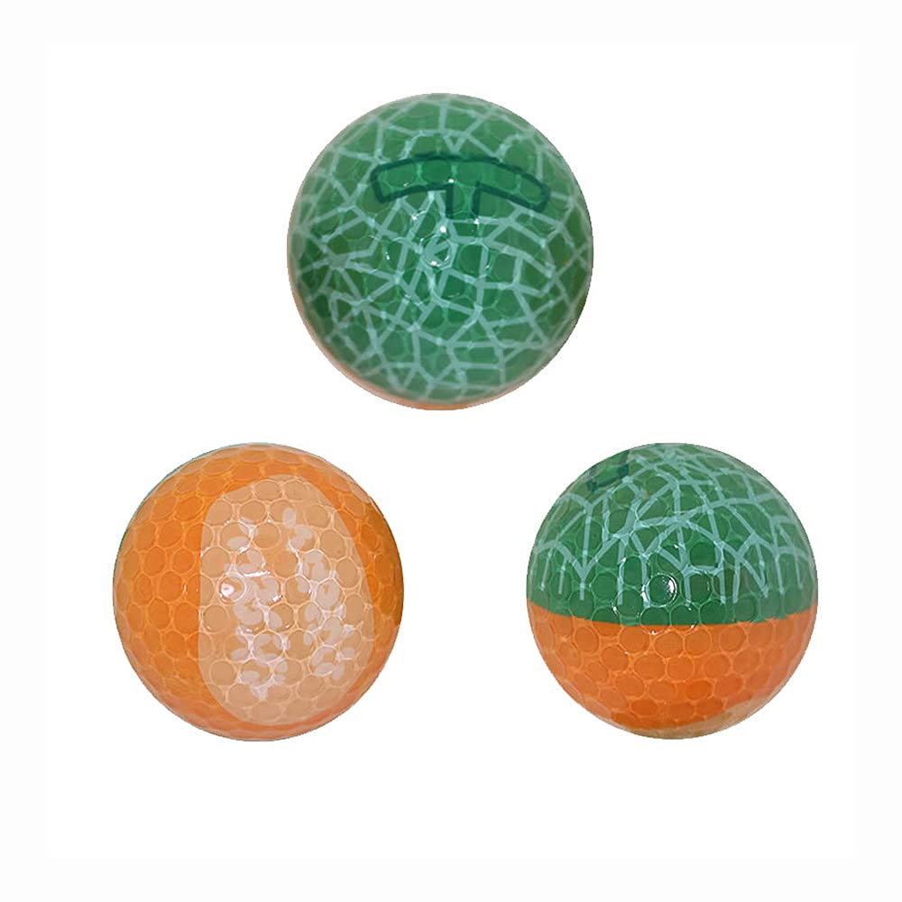 

Hokushin Trading Golf Ball Melon Ball Set of 3 BALL112