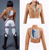 Shingeki No Kyojin Cosplay Kostüm Aufklärungstrupp Umhang Uniform Aufklärungstrupp Gürtel Haken Levi Mikasa Eren Jäger Komplettes Set