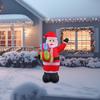 Exterior Christmas Inflatable Santa Claus Large 180cm Polyester Decoration for Garden Lawn Party Home Event