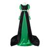 Bridgerton Vestito Set Due Pezzi Abito Medievale Abito Lungo da Donna Allacciatura Abbigliamento Vestito Vintage
