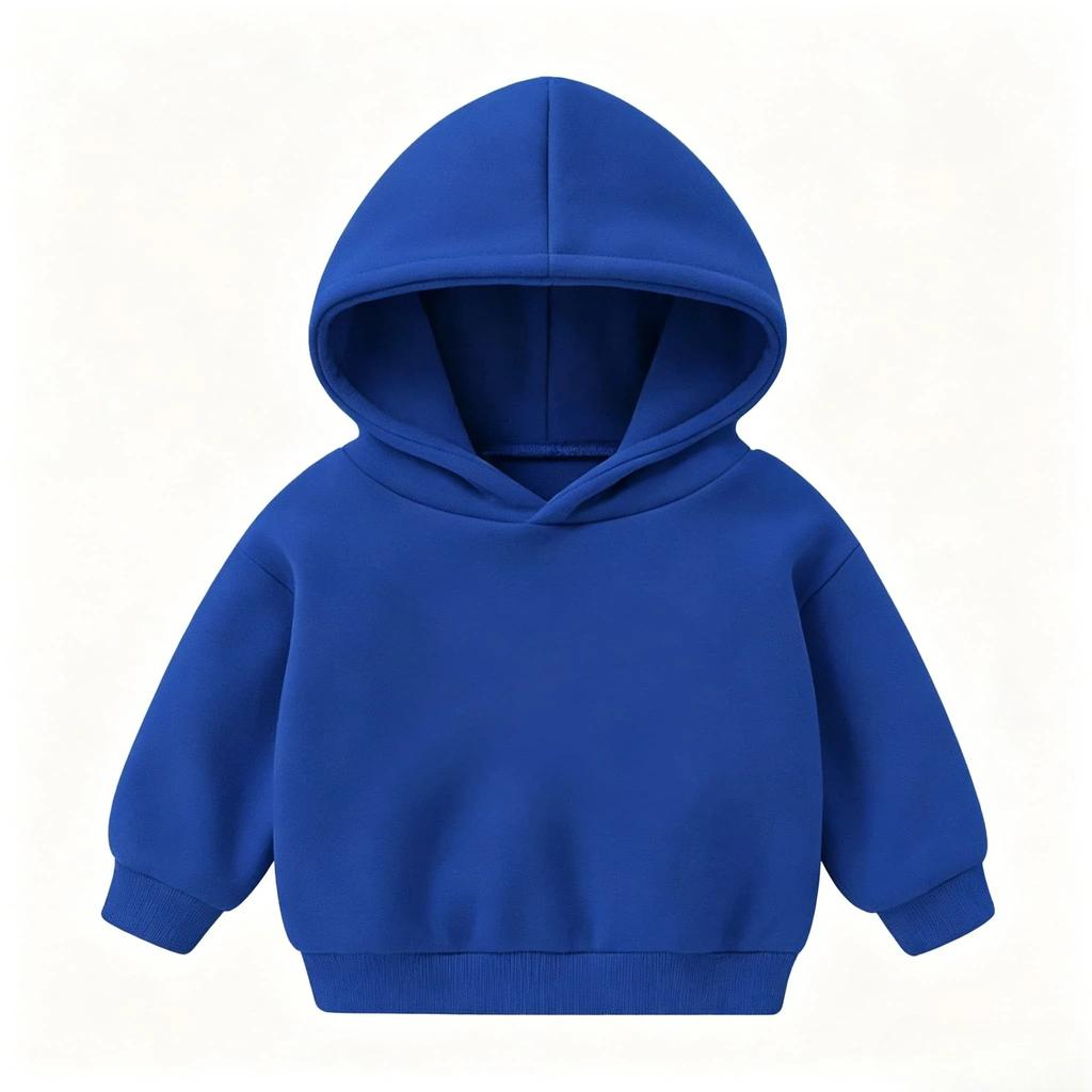 Autumn/Winter Children's Casual Hooded Sweatshirt with Cool Skateboard Pattern-Boys' and Girls' Warmth-Keeping Sp