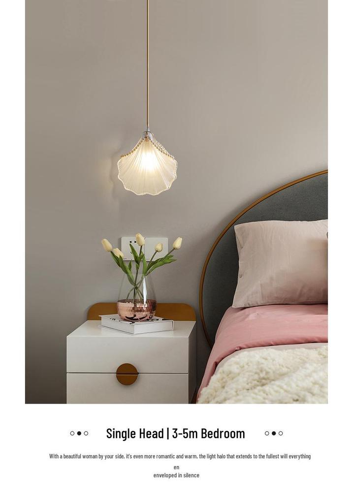 Modern Single Head Pendant Light - Light Luxury Design for Bedroom, Study, and Hallway
