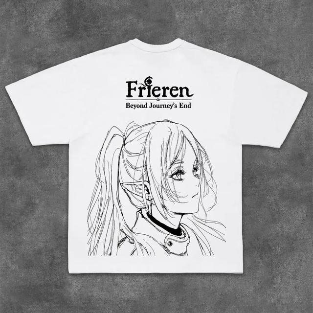 Camiseta Manga Anime Frieren Beyond Journey s End S