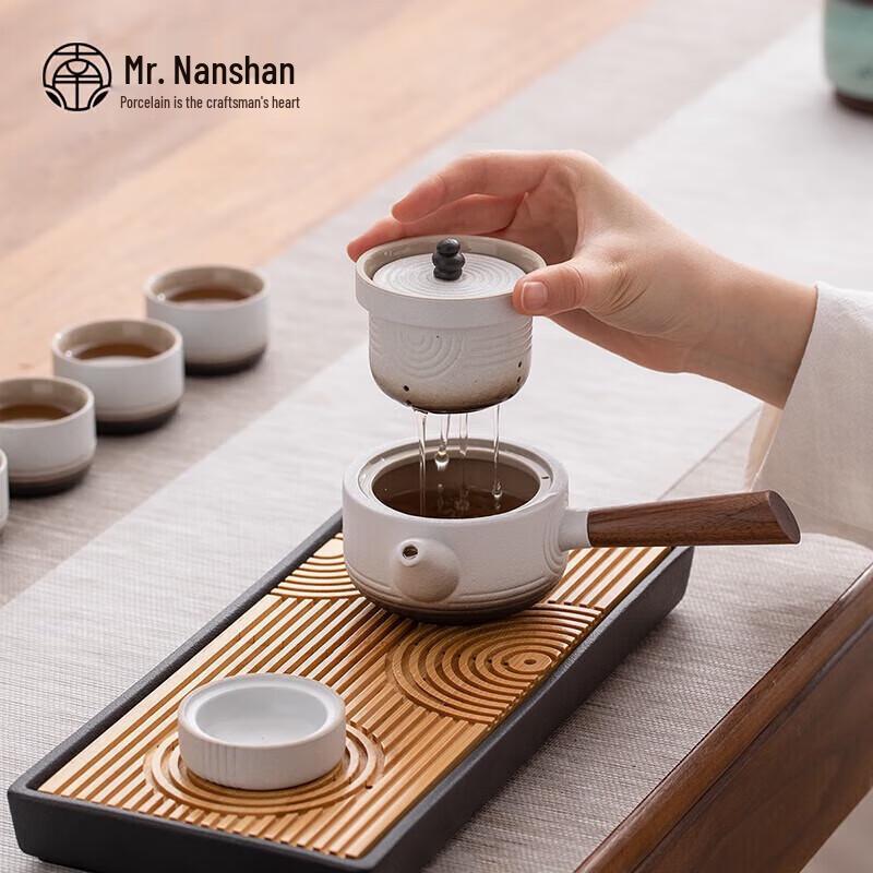 Nanshan Xiansheng Zen Style Side Handle Kung Fu Tea Set