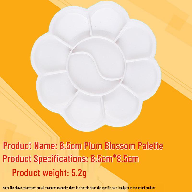 Children's Plastic Color Mixing Palette for Gouache Paints