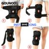 1Pc Adjustable Hinged Knee Brace Knee Joint Brace Support Knee Stabilizer Knee Pad Patella Protector Arthritic Guard Pain Relief
