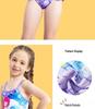 Girls' Mermaid Scale Halter Swimsuit with Ruffle (2025)