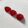 Anelli a Cuore Rosso Donna Uomo Colore Unico Cuore Pesca Anelli in Resina Acrilica Anelli alla Moda per Dita Gioielli Squisiti di Tendenza