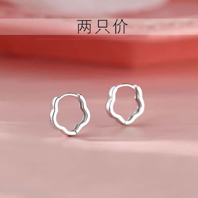 

Xiangnan 925 Sterling Silver Women s Special Interest Earrings Flower Earrings 925 silver flower earrings (two price)