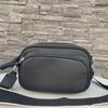 Women Shoulder Bag Genuine Cowhide Leather Handbag Zipper Pockets Large Capacity Female Crossbody Small Bag White