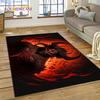 Gothic Horror Monsters Demon Ghost Carpet Rug for Bedroom Living Room Home Sofa Decoration,Children Game Large Decor Floor Mat