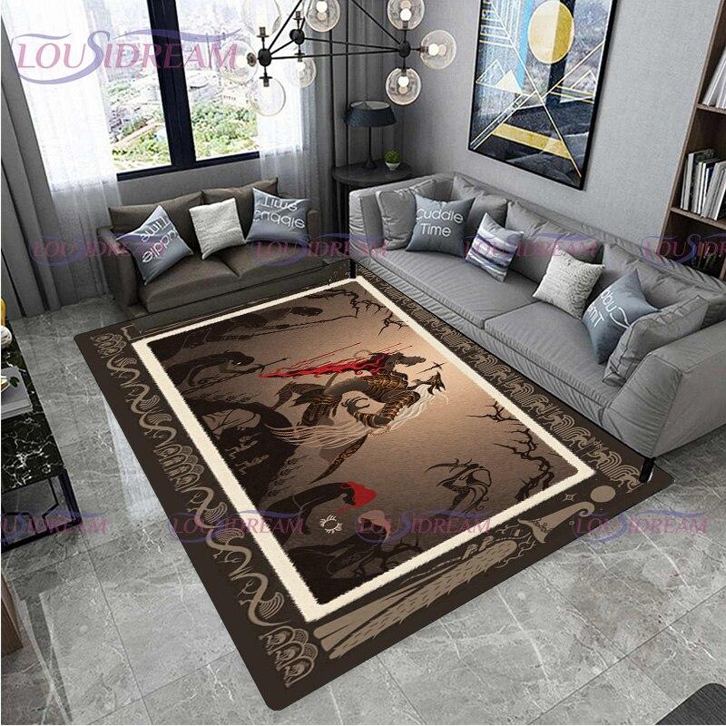 Covor modern Elden Ring pentru zonă Ranni The Witch Covor cu imprimeu Covoare moi pentru sufragerie pentru dormitor ușă podea scaun covoraș cadou pentru prieteni
