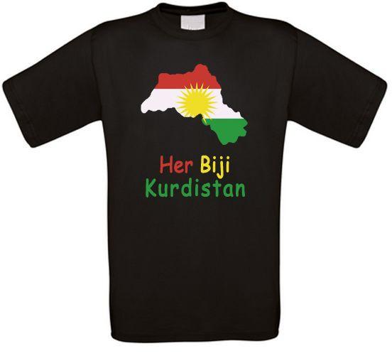 Her Biji Kurdistan Rojava Kurdish Kurdish Kobane Kobani T-Shirt All Sizes S