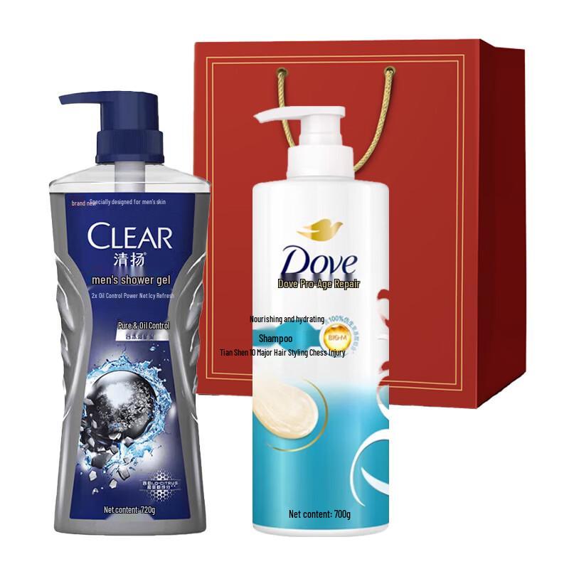 Dove Shampoo & Body Wash Festival Gift Set