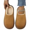Indoor - Cotton Slippers with Back - Warm House Slippers for Fall and Winter