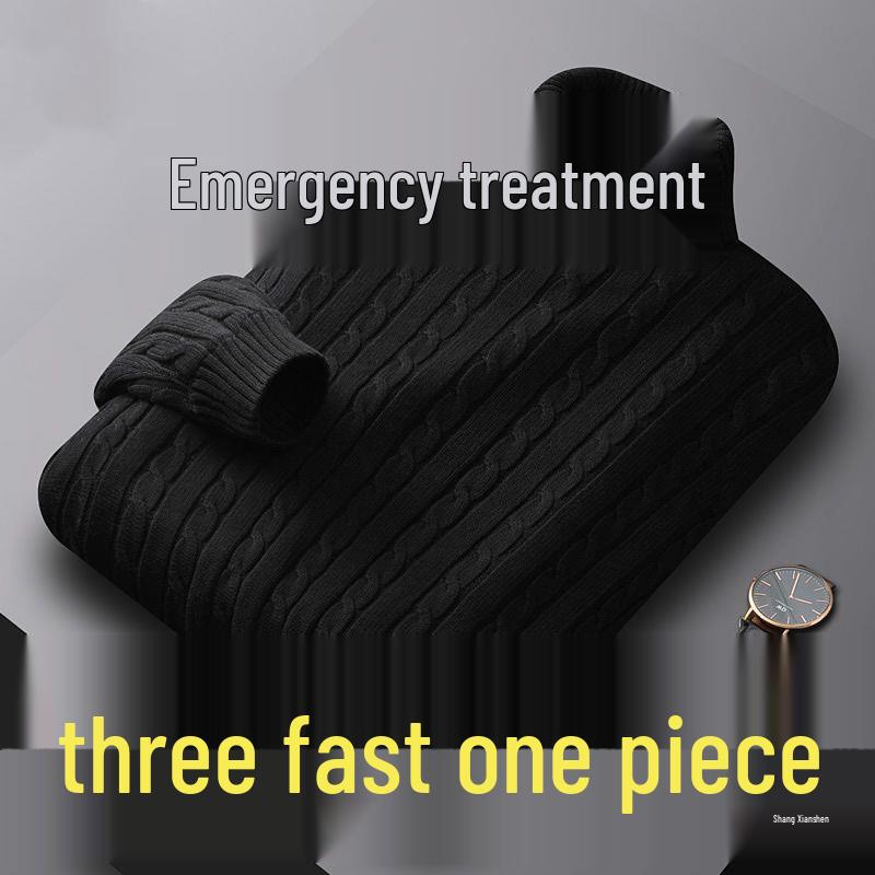 Pánský 2023 Hrubý Sametový Rolák – Hřejivý, Špičkový, 100% Bavlna, Stylový a Pohodlný