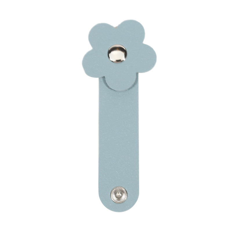 Cable Organizers Reusable PU Flower Cable Ties Cord Organizer Keeper Holder Fastening Straps Headphones PC Wire Wrap Management