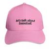 Lets Talk About Baseball Baseball Cap Designer Cap Unisex Hat Bobble Hat Custom Caps Ladies Unisexs
