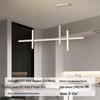 Nordic Minimalist Long Strip Pendant Light for Modern Dining Room or Bar