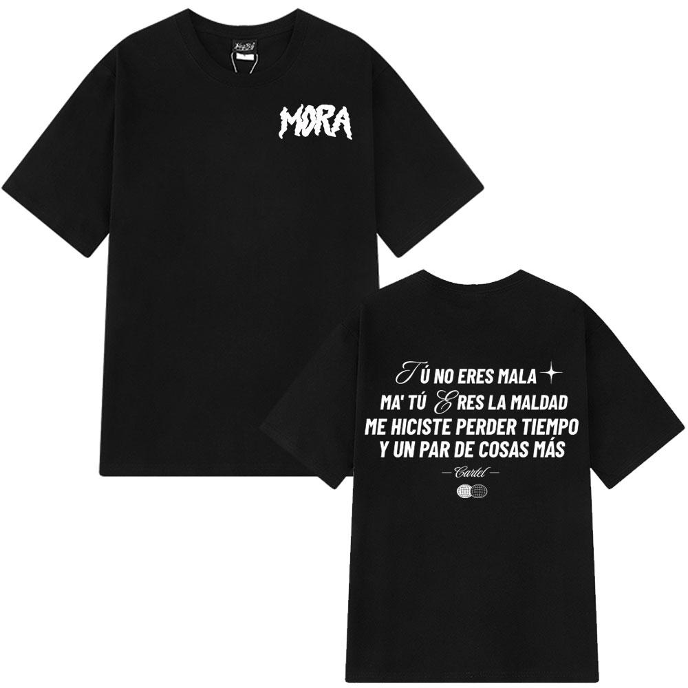 

Rapper MORA Hot Sale 2025 Print T-Shirt Men Women Fashion Hip Hop T-Shirt Summer Cotton Casual High Quality T-shirts Streetwear 4XL