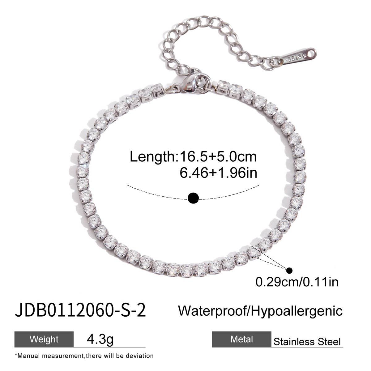 Women s Non Fading Light Luxury High-end Bracelet JDB0112060S2