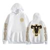 Felpa con cappuccio e stampa anime Black Clover Maglione in pile Felpa con cappuccio anime