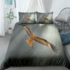 Dramatic Hawk Fly Duvet Cover Set King Queen Double Full Twin Single Size Bed Linen Set