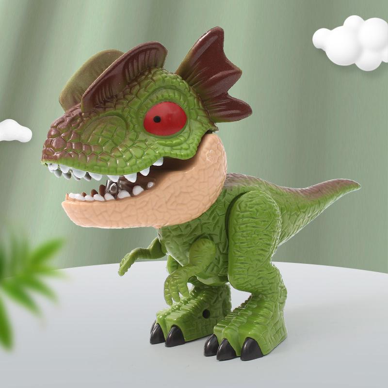 

Детский канцелярский набор на тему динозавров: Точилка для карандашей и имитация модели динозавра