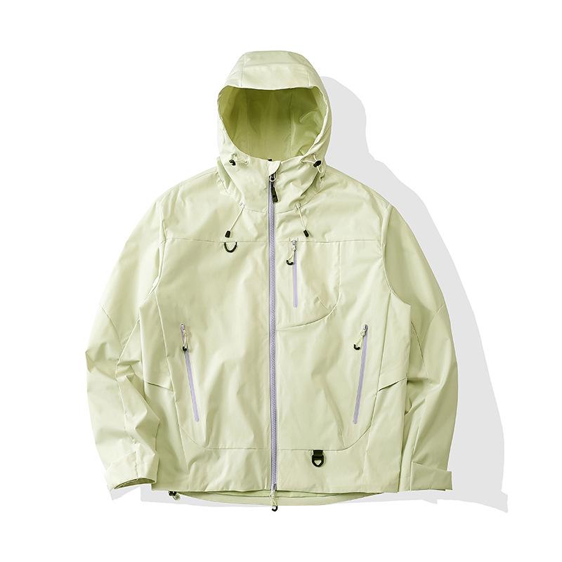 Men's Breathable Windbreaker: Outdoor Windproof Waterproof Jacket for Camping and Hiking