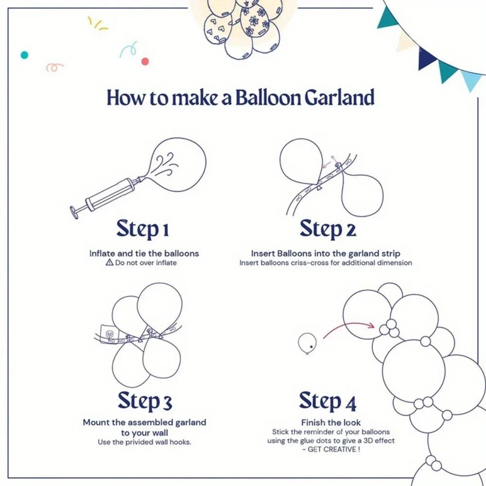 DecorVerve 137 Pieces Mermaid Balloon Garland Arch Kit Princess Birthday Party Decoration Indoor and Outdoor Balloon Decoration